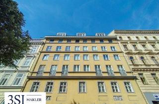Wohnung kaufen in Ziegelofengasse, 1050 Wien, Anlegerhit! Unbefristet vermietete 3 Zimmer Wohnung mit Balkon in beliebter Lage beim Schlossquadrat