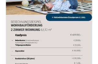 Wohnung kaufen in Gangsteig 112, 5440 Golling an der Salzach, Exklusive 2-Zimmer Neubauwohnung mit Garten in Golling - Entdecken Sie die Vorteile der neuen Wohnbauförderung und der monatlichen unverzinsten Annuitätenzuschüsse!