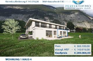 Wohnung kaufen in 6465 Nassereith, Letzte Chance: Wohnbaugeförderte, fantastische Gartenwohnung im Neubau