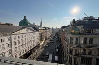 Wohnung mieten in Graben, 1010 Wien, Exklusive 3-Zimmer-DG-Wohnung mit Blick über den Graben zu mieten in 1010 Wien