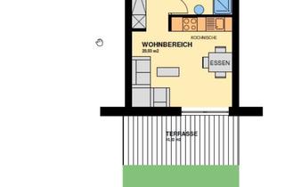 Wohnung kaufen in Burgenlandstraße, 6020 Innsbruck, Innsbruck - Burgenlandstraße - kleine offene 2-Zimmer-Wohnung mit Südterrasse