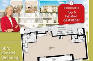 Wohnung kaufen in Schulgartengasse 20, 2700 Wiener Neustadt, AM SCHULGARTEN - Wohnen und Arbeiten | Top 6 | Grundriss frei gestaltbar, Fläche erweiterbar auf bis zu 300m², Miete optional auf Anfrage