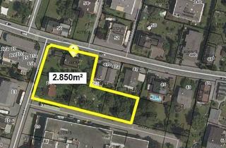 Grundstück zu kaufen in Kaiserstraße 49, 6800 Feldkirch, NEUER PREIS: Baugrundstück 2.850m² inkl. 2 Häuser in zentraler Lage von Feldkirch / Altenstadt!