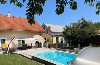 Einfamilienhaus kaufen in 2191 Gaweinstal, gepflegtes Einfamilienhaus in ruhiger Lage mit schönem Garten und Pool, Garage und Carport