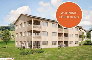 Wohnung kaufen in 6883 Au, 2-Zi.-Gartenwohnung Top 3 - Wohnen am Rehmerbach - provisionsfrei