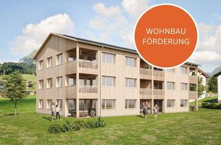 Wohnung kaufen in 6883 Au, 2-Zi.-Gartenwohnung Top 3 - Wohnen am Rehmerbach - provisionsfrei