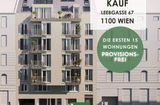 Wohnung kaufen in Paltramplatz, 1100 Wien, Limitiert provisionsfrei! – AUFLEEBEN – Modernes Wohnen mit inkludierter Einbauküche in ruhiger Seitengasse beim Paltramplatz – Ideal für Anleger!