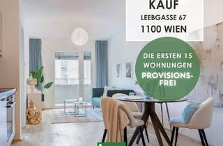 Wohnung kaufen in Paltramplatz, 1100 Wien, AKTION – Jetzt provisionsfrei Wunschwohnung sichern! – AUFLEEBEN – Modernes Wohnen mit inkludierter Einbauküche in ruhiger Seitengasse beim Paltramplatz – Ideal für Anleger!