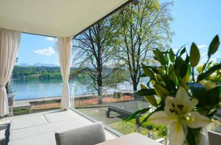 Wohnung kaufen in 9210 Pörtschach am Wörther See, RESERVIERT - WÖRTHERSEE - Entzückende Seewohnung mit Seezugang und Seeblick - Pool - Fitness - Sauna