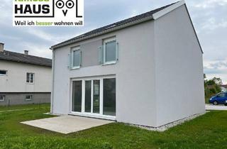 Haus kaufen in Primelgasse 5, 2540 Bad Vöslau, Provisionsfrei: ziegelmassives Einzelhaus mit Vollunterkellerung, Terrasse und Eigengrund.
