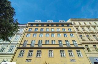 Wohnung kaufen in Ziegelofengasse 1, 1050 Wien, Anlegerhit! Unbefristet vermietete 3 Zimmer Wohnung mit Balkon in beliebter Lage beim Schlossquadrat