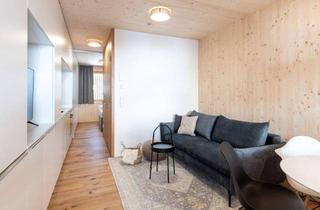 Wohnung kaufen in 6883 Au, Erstklassiges Wohnen auf 33 m²: Moderne 2-Zimmer Vollholz Wohnung mit Balkon, Stellplatz und Fußbodenheizung in Au!