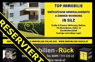 Wohnung kaufen in Oskar-Tamerlweg, 6424 Silz, *** ANLAGEOBJEKT *** - *** 4-ZIMMER-WOHNUNG MIT ZUBEHÖR IN SILZ ! ***