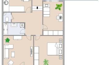 Wohnung mieten in Papiermühlgasse 30, 8020 Graz, Geräumige 3- Zimmerwohnung, WG-geeignet