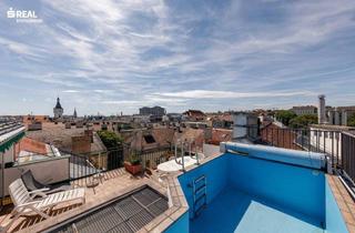 Penthouse kaufen in Kutschkermarkt, 1180 Wien, Außergewöhnliches Penthouse mit Dachterrassenpool und Blick über Wien