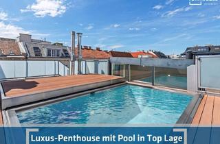 Maisonette kaufen in Karmelitermarkt, 1020 Wien, EINZIGARTIGES LUXUS-PENTHOUSE MIT POOL IN TOP LAGE