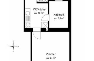 Wohnung kaufen in Bahnstraße, 1140 Wien, Charmante Zwei-Zimmer-Wohnung in ruhiger Lage