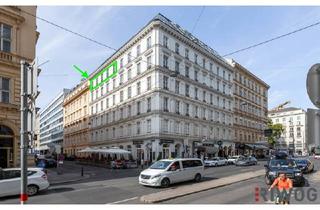 Wohnung kaufen in Operngasse, 1010 Wien, TOP-INVESTMENT IN DER OPERNGASSE/ELISABETHSTRASSE | Unbefristet vermietete Altbauwohnung | Geb. Jahr Mieter 1939 | Letztes Regelgeschoss (5. Stock)