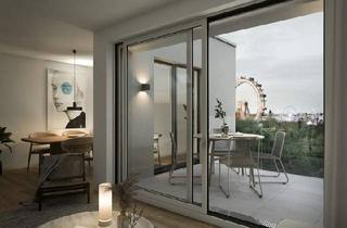 Wohnung kaufen in Am grünen Prater, 1020 Wien, 2-Zimmer-Wohnung mit Balkon und Aussicht auf das Riesenrad | JOSEPHINE | direkt am Grünen Prater