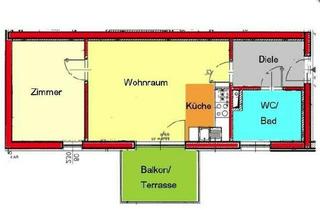 Wohnung mieten in Gaswerkstraße, 8020 Graz, Provisionsfreies 2-Zimmer-Apartment mit Terrasse in FH-Nähe / Eggenberg ab 01.10.2024
