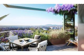Wohnung kaufen in 1100 Wien, Um diesen Ausblick wird man Sie beneiden! Provisionsfreie und luxuriöse Balkonwohnung in Grünruhelage