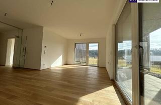 Wohnung kaufen in Mariatroster Straße, 8044 Graz, Modern geschnittene sehr helle Gartenwohnung mit einem gigantischen 468m² großem Eigengarten und BLICK ins Grüne - in 8044 Graz