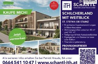 Penthouse kaufen in 8511 Sankt Stefan ob Stainz, PROVISIONSFREI! Projekt Schilcherland mit Weitblick: TOP Neubauprojekt: Penthouse & Ruhe auf der Dachterrasse! VORMERKUNG GESTARTET! Einzigartig stilvolle Wohnkultur!