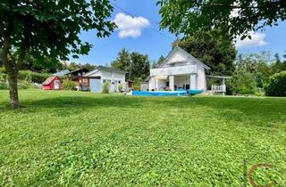 Einfamilienhaus kaufen in 9071 Köttmannsdorf, Idyllisches Einfamilienhaus mit Pool, Doppelcarport & Nebengebäuden in sonniger, ruhiger Lage