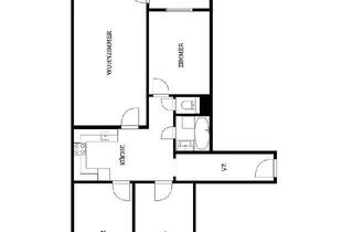 WG-Zimmer mieten in Einsiedlergasse, 1050 Wien, WG-Wohnung mit Loggia und 3 separat begehbaren Schlafzimmer