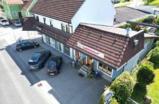 Gewerbeimmobilie kaufen in 8152 Stallhofen, Stallhofen Top Lage, Bäckerei, Café, Firmenstandort, Geschäftslokal, Doppelhaus mit großem Potenzial, ca. 78,00 m², 4 Räume, Grund 287 m²