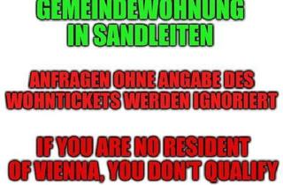 Gemeindewohnung in Gomperzgasse, 1160 Wien, Anfragen, die die Daten ihres Wohntickets nicht nennen, werden blockiert!!! Direktvergabe 2-WR Dachgeschoß Gemeindewohnung