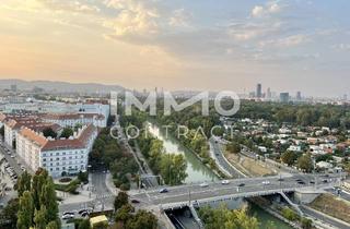 Wohnung kaufen in Schnirchgasse, 1030 Wien, Fantastische Dreizimmer-Wohnung mit Top-Ausblick über Stadt, Donaukanal, Prater (Tiefgarage im Haus)