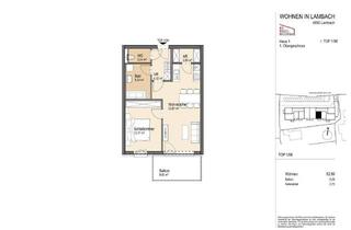 Genossenschaftswohnung in Salzburger Straße 51a/b, 4650 Lambach, 2-Raum Wohnung - Neubau Lambach