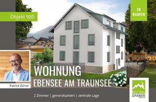 Wohnung kaufen in 4802 Ebensee, Generalsanierte 2 Zimmerwohnung im Hochparterre