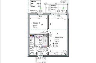 Wohnung mieten in Johann Sebastian Bach-Gasse WE 3/33, 7000 Eisenstadt, 2-Zimmerwohnung mit Balkon