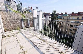 Maisonette mieten in Rollingergasse, 1120 Wien, DACHGESCHOSS, ROLLINGERGASSE, 63 m2 Maisonette mit 12 m2 Terrasse, Wohnküche, 1 Zimmer, Wannenbad, Parketten