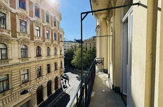 Wohnung mieten in Rochusmarkt, 1030 Wien, STILVOLLE ALTBAUETAGE MIT BALKON