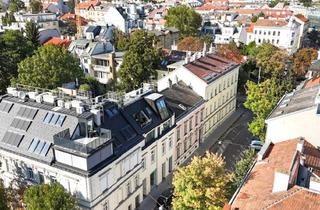 Wohnung kaufen in Sternwartepark, 1180 Wien, Dachterrassenwohnung nahe dem Sternwartepark | herausragende Raumhöhe im Wohnbereich | Luftwärmepumpe | Klimaanlage