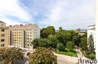 Wohnung kaufen in Klanggasse, 1020 Wien, DIREKT BEIM AUGARTEN | Lichtverwöhnte 3-Zimmer | Freier Mietzins | 5. Stock | Nähe U2, Volkert- & Karmelitermarkt, Prater, Donaukanal | Garage mit Mietstellplätzen im Haus