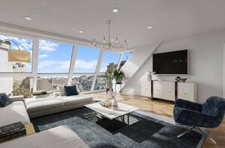 Penthouse kaufen in Mommsengasse 5/44, 1040 Wien, Exklusives PENTHOUSE im BOTSCHAFTSVIERTEL mit 360°-Blick über GANZ WIEN und Lift DIREKT IN DIE WOHNUNG