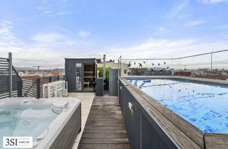 Penthouse kaufen in Trappelgasse, 1040 Wien, Lichtdurchflutetes Luxus-Penthouse mit Infinity-Pool und Panoramasicht!