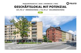 Büro zu mieten in 6020 Innsbruck, GESCHÄFTSLOKAL MIT POTENZIAL / P83 EG & KG