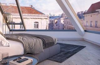 Anlageobjekt in Kettenbrückengasse 1/33, 1050 Wien, ESSENZ NO. 1 - Die neue Avantgarde des Wohnens - Luxuriöse 3-Zimmer-Wohnung mit Dachterrasse und eigenem Liftzugang