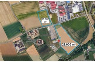 Grundstück zu kaufen in 4600 Thalheim bei Wels, Betriebsbaugrund im Gewerbepark Thalbach Thalheim bei Wels möglich.B Widmung bis zu 45.000m2 verfügbar.