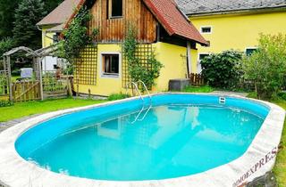 Bauernhäuser zu kaufen in 8691 Kapellen, Eine Wohlfühloase in den Bergen - saniertes Bauernhaus mit Luftwärmepumpe - Pool - Gästehaus