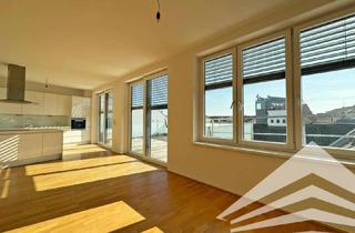 Penthouse mieten in Promenade, 4020 Linz, PROMENADE: Einzigartiges Penthouse mit Sauna & Domblick-Terrasse in Bestlage