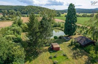 Gewerbeimmobilie kaufen in 7444 Unterloisdorf, Paradies für Naturliebhaber - Grundstück mit 2 Teichen und Fischerhütte!