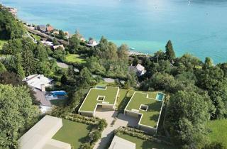 Villen zu kaufen in 9201 Krumpendorf, BAUBEWILLIGUNG ERTEILT - Lake Residence 9201: Atrium-Bungalow für höchste Ansprüche, Wörtherseeblick