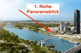 Wohnung mieten in Donau-City-Strasse, Copa Beach, Uno-City, Donauinsel, Neue Donau 15, 1220 Wien, Panorama Wohnung direkt an der neuen Donau, voll möbliert, 1.Reihe, Copa Beach, Uno City, Donauinsel, am Wasser