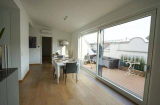 Wohnung mieten in Gußhausstraße 18, 1040 Wien, 1040 Gußhausviertel: Exklusive Dachgeschoß Wohnung 157m² mit Terrasse und Kamin zu vermieten